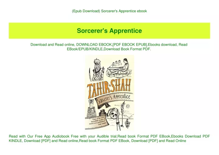 epub download sorcerer s apprentice ebook