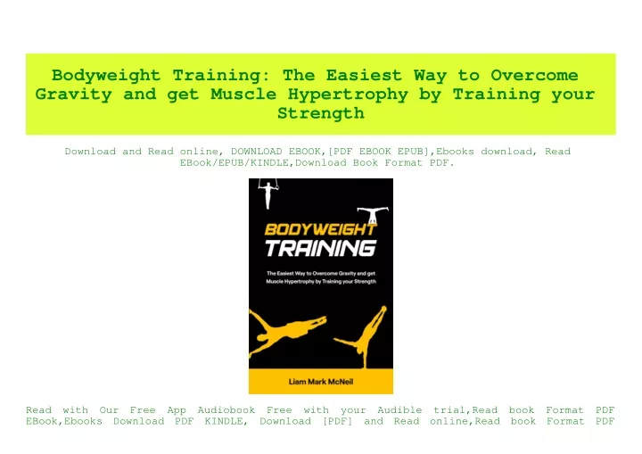 bodyweight training the easiest way to overcome