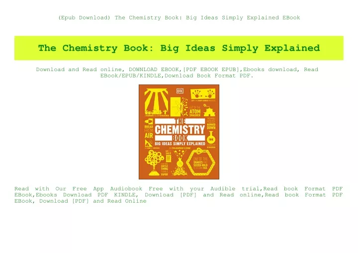 Ppt Epub Download The Chemistry Book Big Ideas Simply Explained