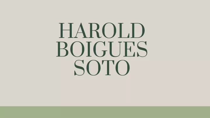 harold boigues soto