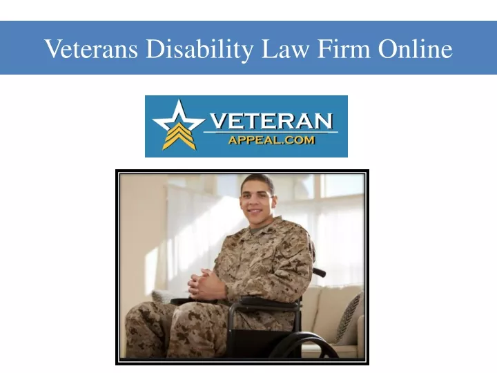 veterans disability law firm online