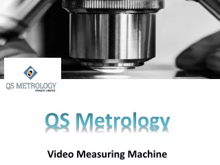 Video Measuring Machine