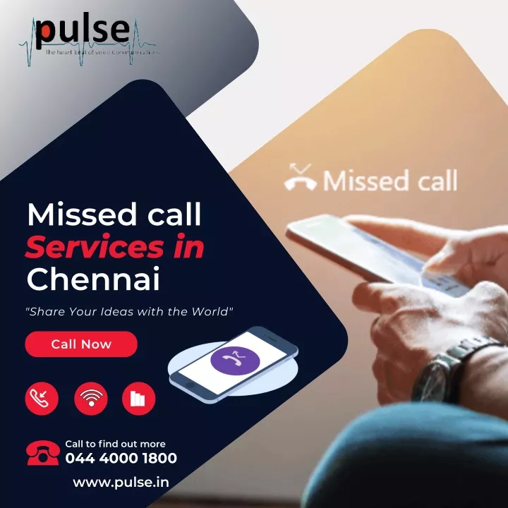 missed call services in chennai