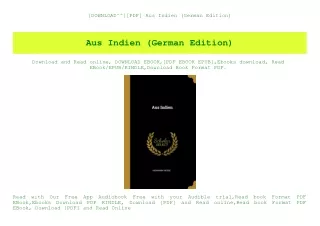 [DOWNLOAD^^][PDF] Aus Indien (German Edition) (DOWNLOAD E.B.O.O.K.^)