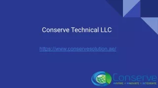 BIM Consultancy and Architectural Engineering Services UAE - Conserve Technical