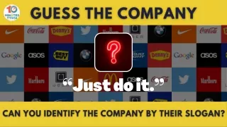 Guess The Company | Can You Guess the Brands of These 30 Slogans?