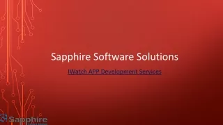 sapphire software solutions