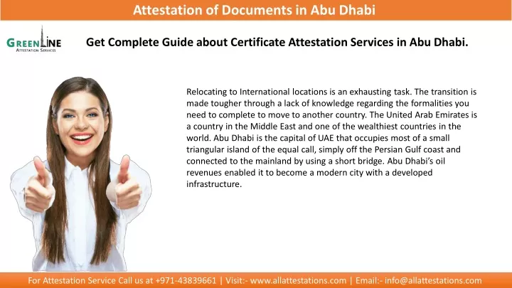 attestation of documents in abu dhabi