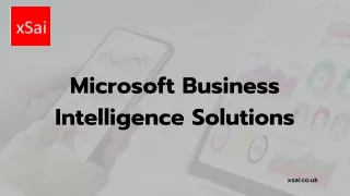 Microsoft Business Intelligence Solutions
