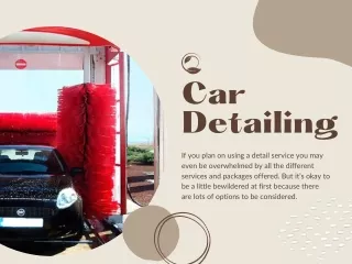 Detailing Service A Special Offer Just for You