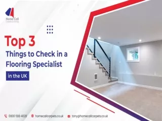 Top 3 Things to Check in a Flooring Specialist in the UK