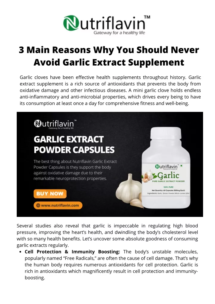 3 main reasons why you should never avoid garlic
