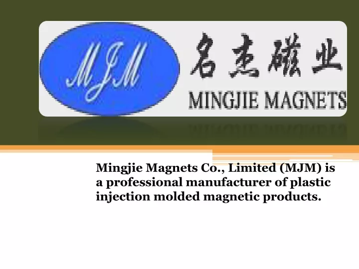 mingjie magnets co limited mjm is a professional