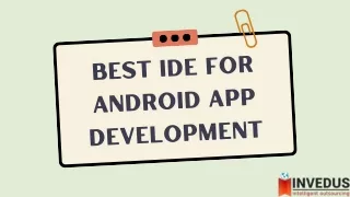 best ide for android app development