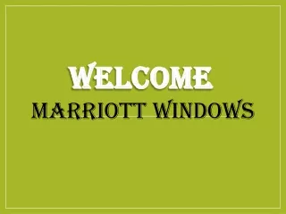 welcome