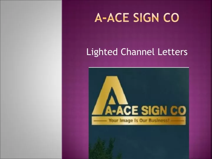 a ace sign co