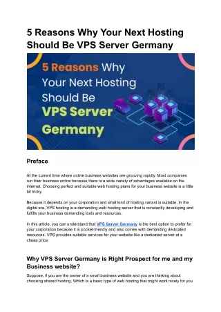 5 reasons why your next hosting should