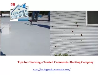 tips for choosing a trusted commercial roofing