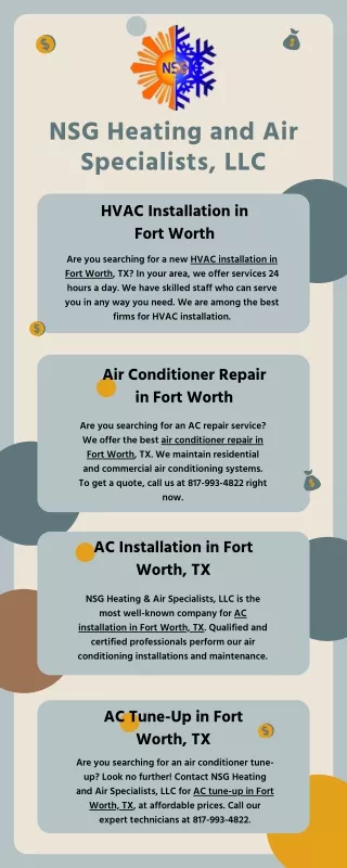 AC Installation in Fort Worth, TX