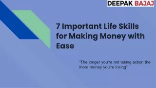 7 Important Life Skills for Making Money with Ease