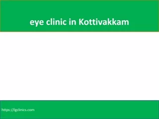 eye clinic in kottivakkam
