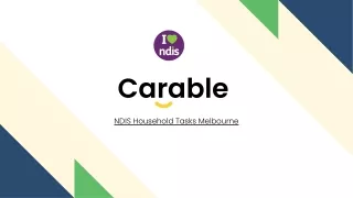 NDIS Household Tasks Services in Melbourne