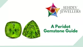 a peridot gemstone guide