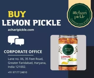 Buy Lemon Pickle Online