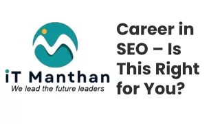 Career in SEO – Is This Right for You