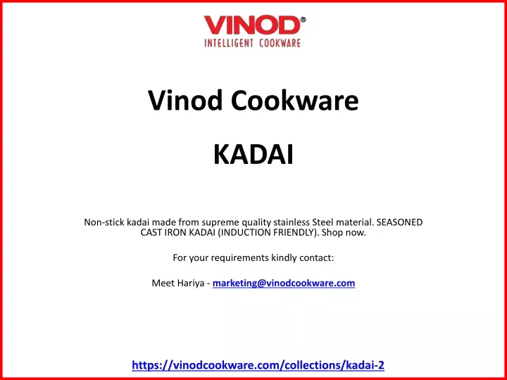 vinod cookware