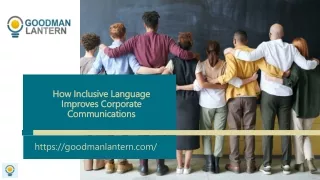 how inclusive language improves corporate communications
