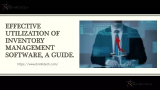 effective utilization of inventory management software a guide