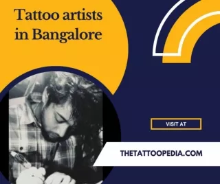 Tattoo artists in Bangalore