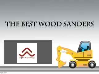 The Best Wood Sanders