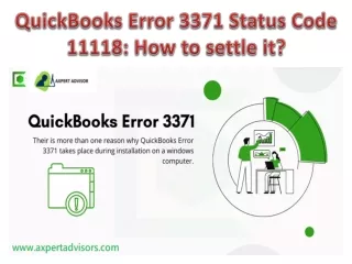 quickbooks error 3371 status code 11118