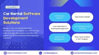 Car Rental Software Development Solutions