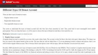 Different types of Demat Account