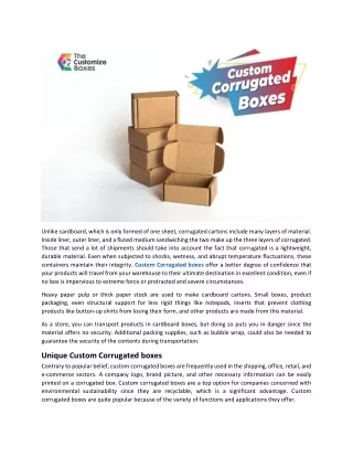 unlike cardboard which is only formed