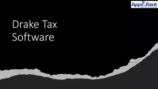 drake tax software