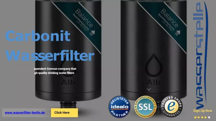 carbonit w a ss e r f i l t e r ependent german company that gh quality drinking water filters