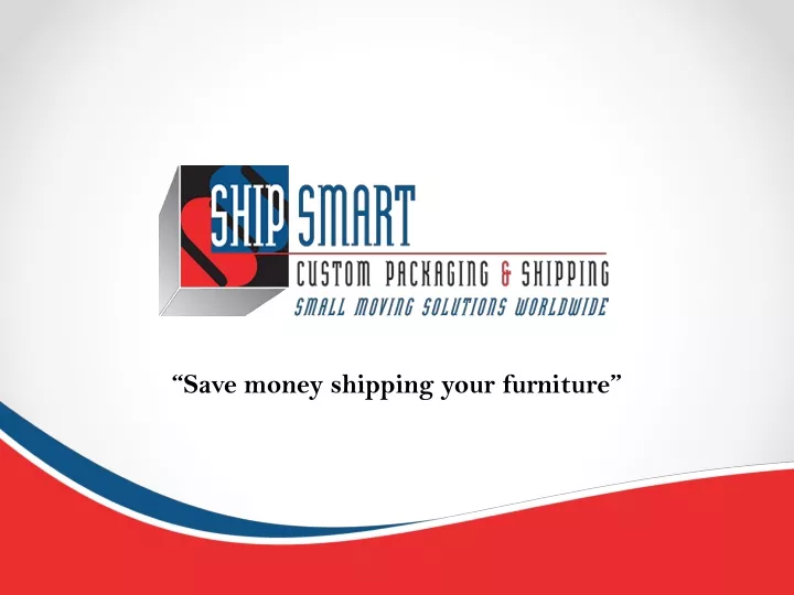 save money shipping your furniture