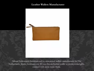 Italian Leather Goods Manufacturers