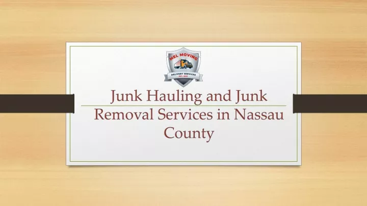 junk hauling and junk removal services in nassau