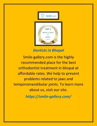 dentists in bhopal