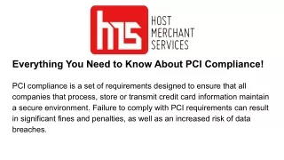 everything you need to know about pci compliance