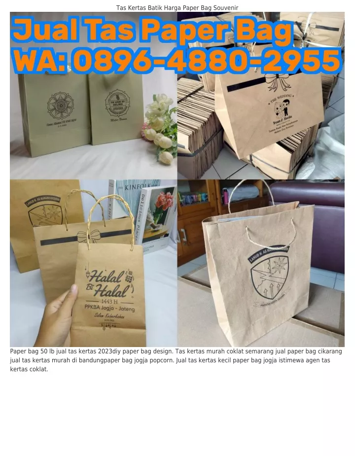 tas kertas batik harga paper bag souvenir