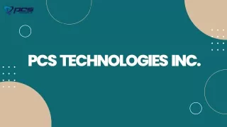 Wireless Broadband Solutions – PCS Technologies Inc.