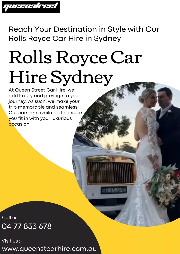 reach your destination in style with our rolls