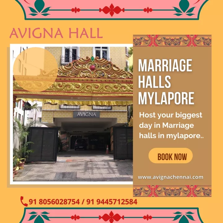 host your biggest day in marriage halls