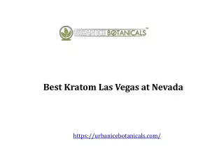 Best Kratom Las Vegas at Nevada